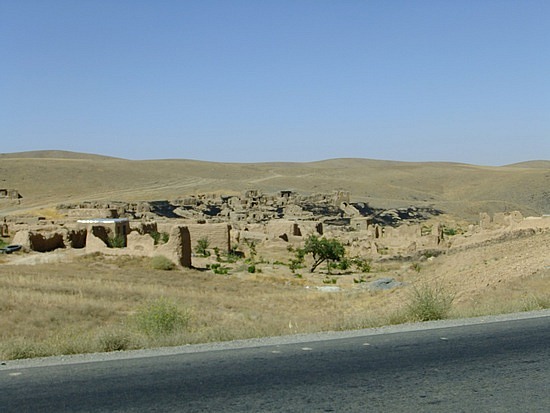 verlaten dorpje
